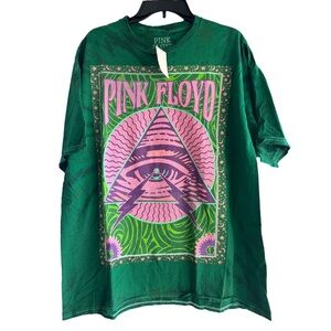 Pink Floyd Graphic Green T-Shirt - L/ XL
